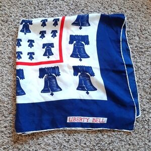 Vintage Liberty Bell Square Scarf